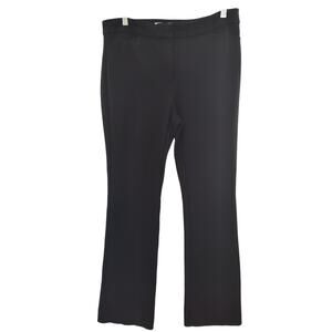 White House Black Market Slim Bootcut Dress Pants Women's Size 10 Black Stretch